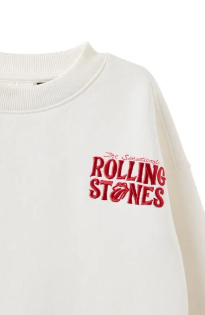 Cotton On Kids Kid's License Sammy Oversized Crew In Neutral