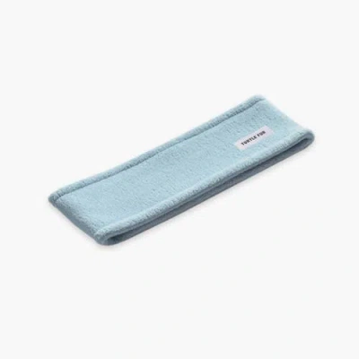 Turtle Fur Double-layer Fleece Headband In Blue