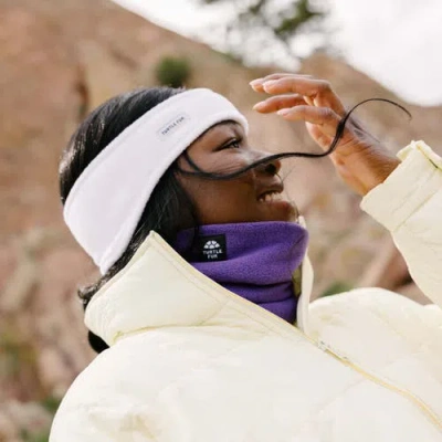 Turtle Fur Bang Band Fleece Headband In Red