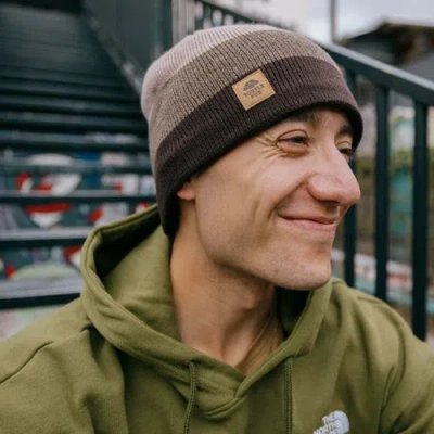 Turtle Fur Btv Wool Beanie In Brown