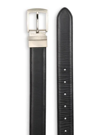 Oak Hill By Dxl Big & Tall Reversible Leather Belt In Multi