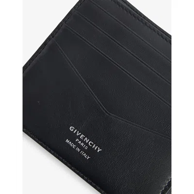 Givenchy Mens Black Billfold Leather Wallet In Black