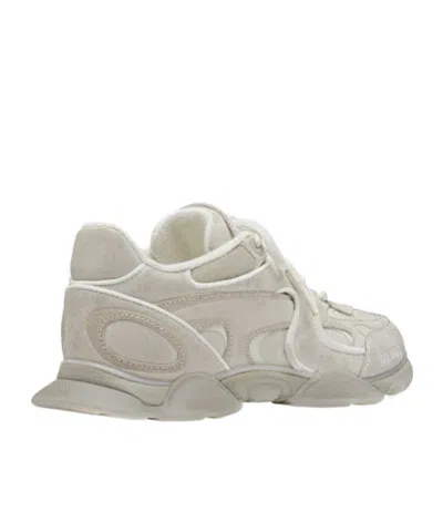 Axel Arigato Eris White Low Top Sneakers With Logo Patch On The Tongue In Leather And Fabric Woman