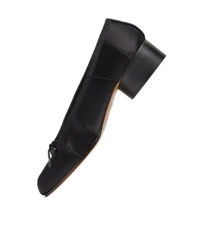 Maison Margiela Women Black Bow Ballet Flats, 7.5 Luxury Ballet Flats For Women Darveys