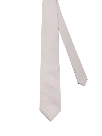 Tom Ford Micro Pattern Tie In White