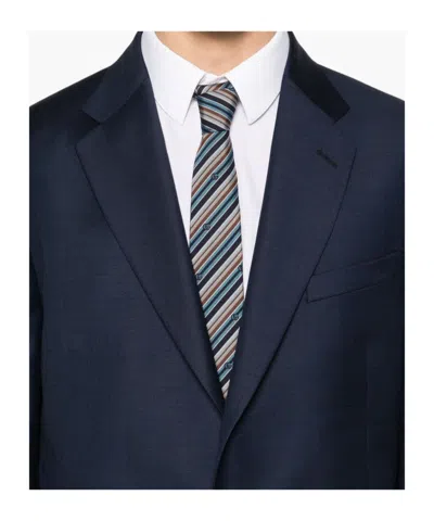 Paul Smith Single-breasted Suit In Blue