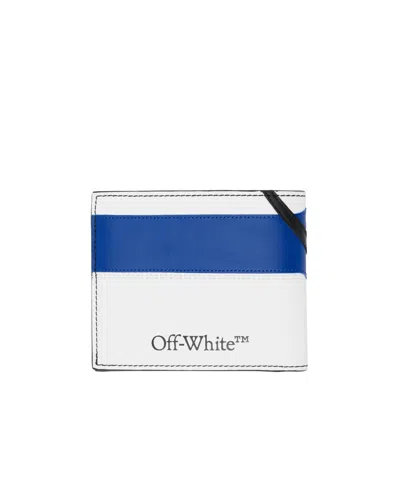 Off-white Sneaker Bifold Wallet In Blue