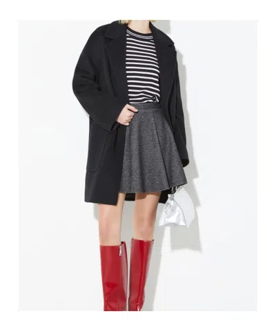 Maxco. Wool Blend Coat In Black