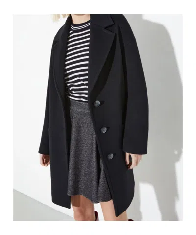 Maxco. Wool Blend Coat In Black