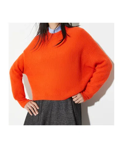 Maxco. Long-sleeved Sweater In Red