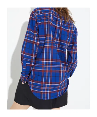 Maxco. Long-sleeved Shirt In Blue