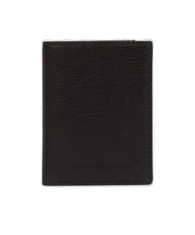 Tom Ford Logo Bi-fold Wallet In Black