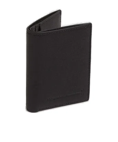 Tom Ford Logo Bi-fold Wallet In Black