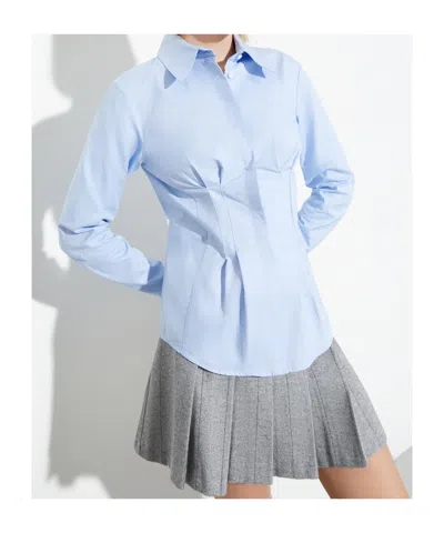 Maxco. Fitted Shirt In Blue