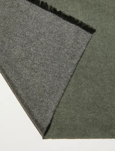 Maxco. Double-sided Shawl In Gray