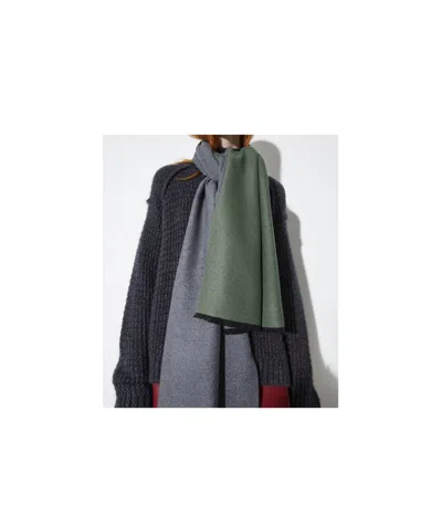 Maxco. Double-sided Shawl In Gray