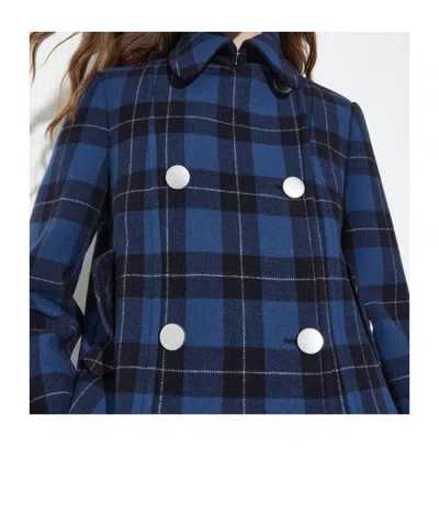 Maxco. Double-layer Wool Casual Jacket In Blue