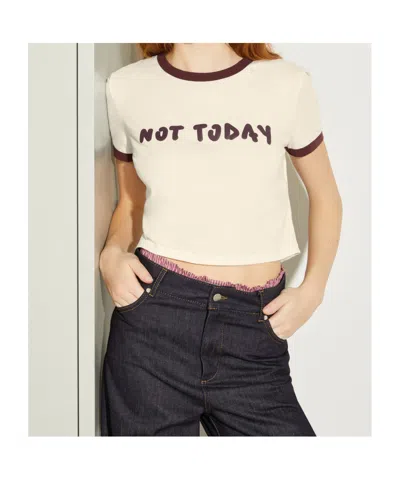 Maxco. Short T-shirt In Neutral