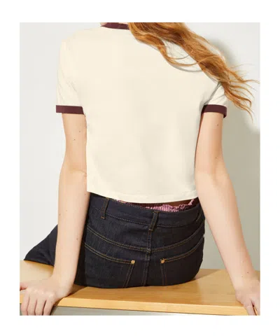 Maxco. Short T-shirt In Neutral