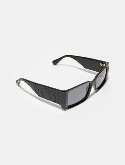 Maxco. Rectangular Sunglasses In Black
