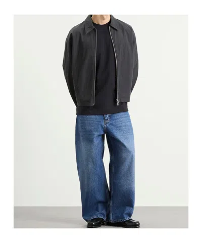 Studio Nicholson Belt Loop Jeans In Blue