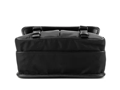 Prada Logo Shoulder Bag In Black