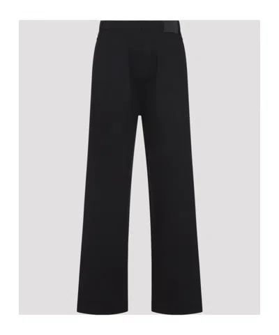 Studio Nicholson Marylebone Jean Tailored Trousers Belt Loops In Black
