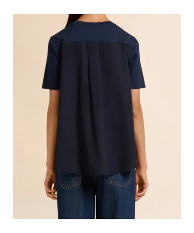 Marni Asymmetric Crewneck T-shirt In Black