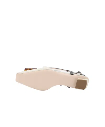 Roger Vivier Belle Vivier Slingback Ballerina Slingback Flat In Neutral