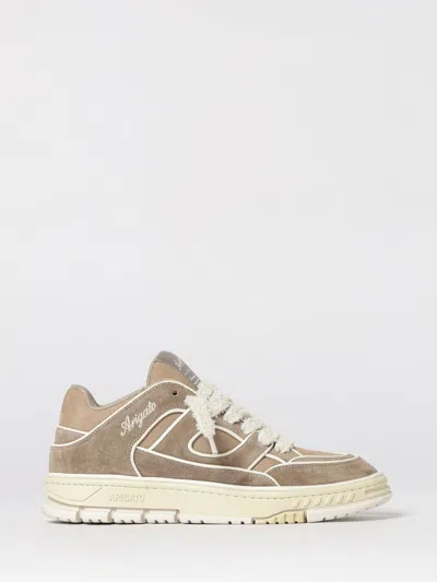 Axel Arigato Low-top Nubuck Sneakers With Embroidered Logo In Multi