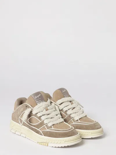 Axel Arigato Low-top Nubuck Sneakers With Embroidered Logo In Multi