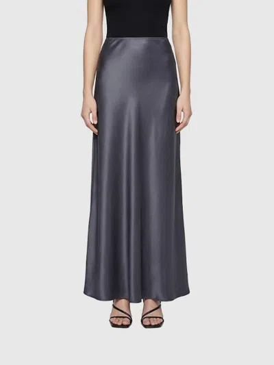 Joseph Isaak Maxi Skirt In Gray
