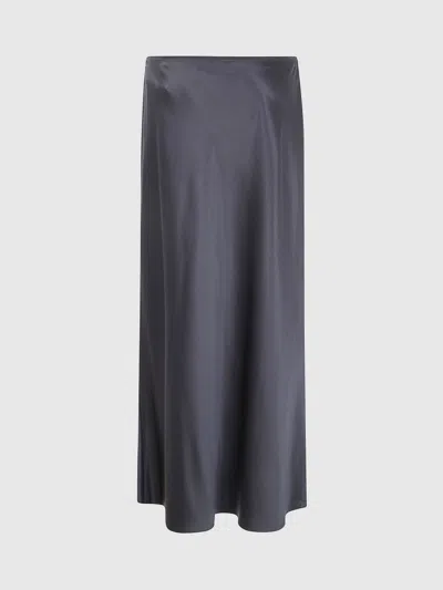 Joseph Isaak Maxi Skirt In Gray