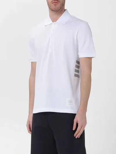 Thom Browne Polo Shirt In White