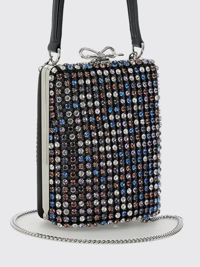 Self-portrait Mini Multi Crystal Handbag In Multi