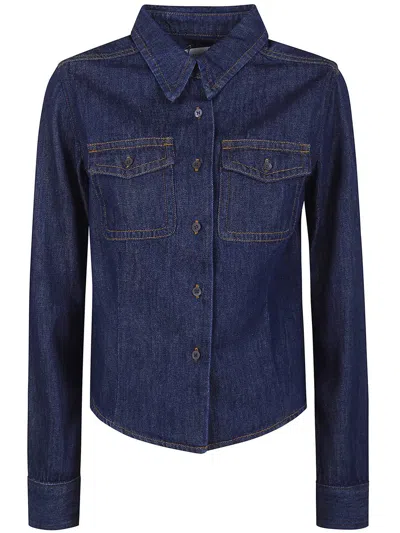 Dries Van Noten "cellie" Denim Shirt Clothing In Blue