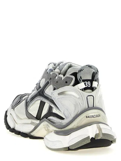 Balenciaga Dynamic Multicolor Runner Sneakers With Chunky Silhouette