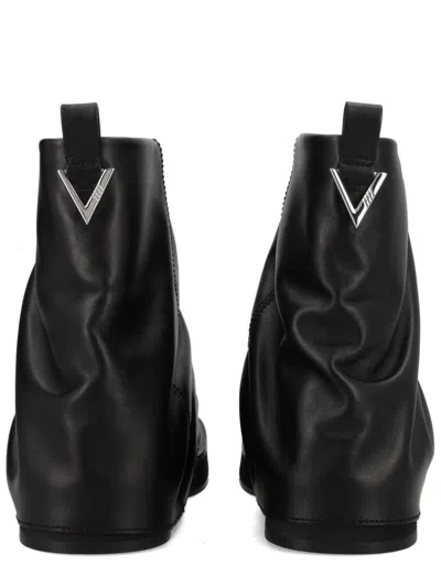 Attico Combat Mini Robin Black Leather Boot