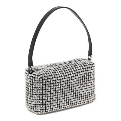 Alexander Wang White Crystal Glass Bags In Pattern