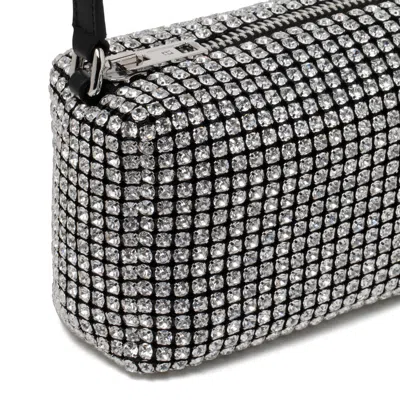 Alexander Wang White Crystal Glass Bags In Pattern