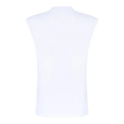 Balmain Black And White Cotton T-shirts