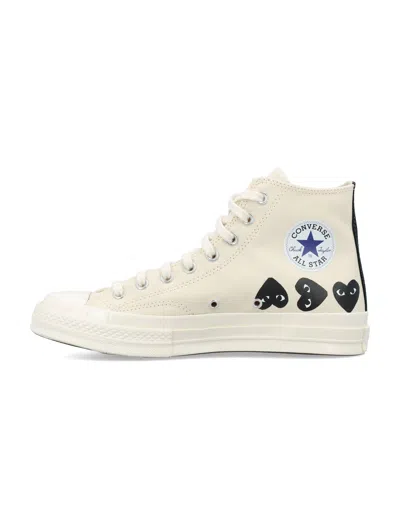 Comme Des Garçons Converse Chuck Taylor 70 Multiheart Sneakers In Neutral