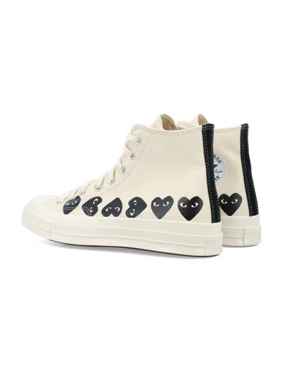 Comme Des Garçons Converse Chuck Taylor 70 Multiheart Sneakers In Neutral