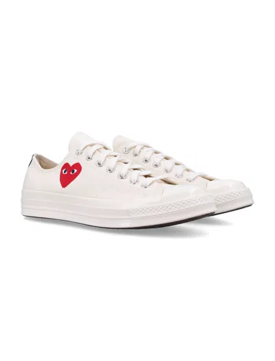 Comme Des Garçons Converse Small Heart Low Top In Yellow