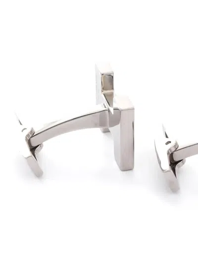 Pre-owned Hermes Quiz Rainbow 袖扣（2010年代典藏款） In Silver