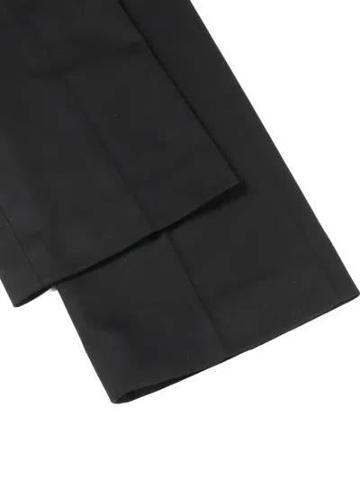 Pre-owned Celine 2000s Wool Trousers In Black