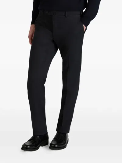 Slowear Patterned Slim Trousers In Black