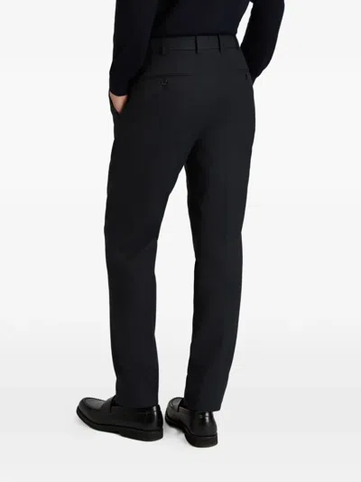 Slowear Patterned Slim Trousers In Black