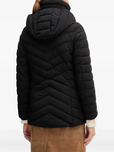 Dkny Quilted Jacket In Black