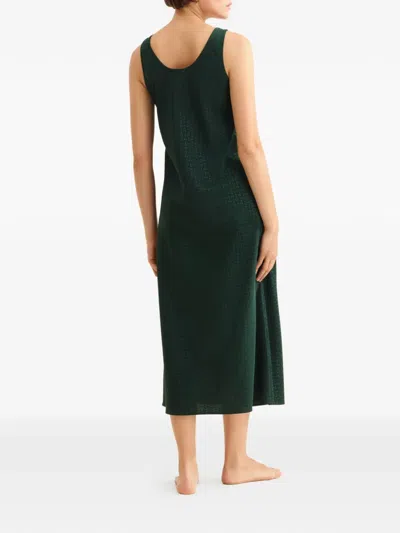 Eres Majeste Long Nightshirt In Green